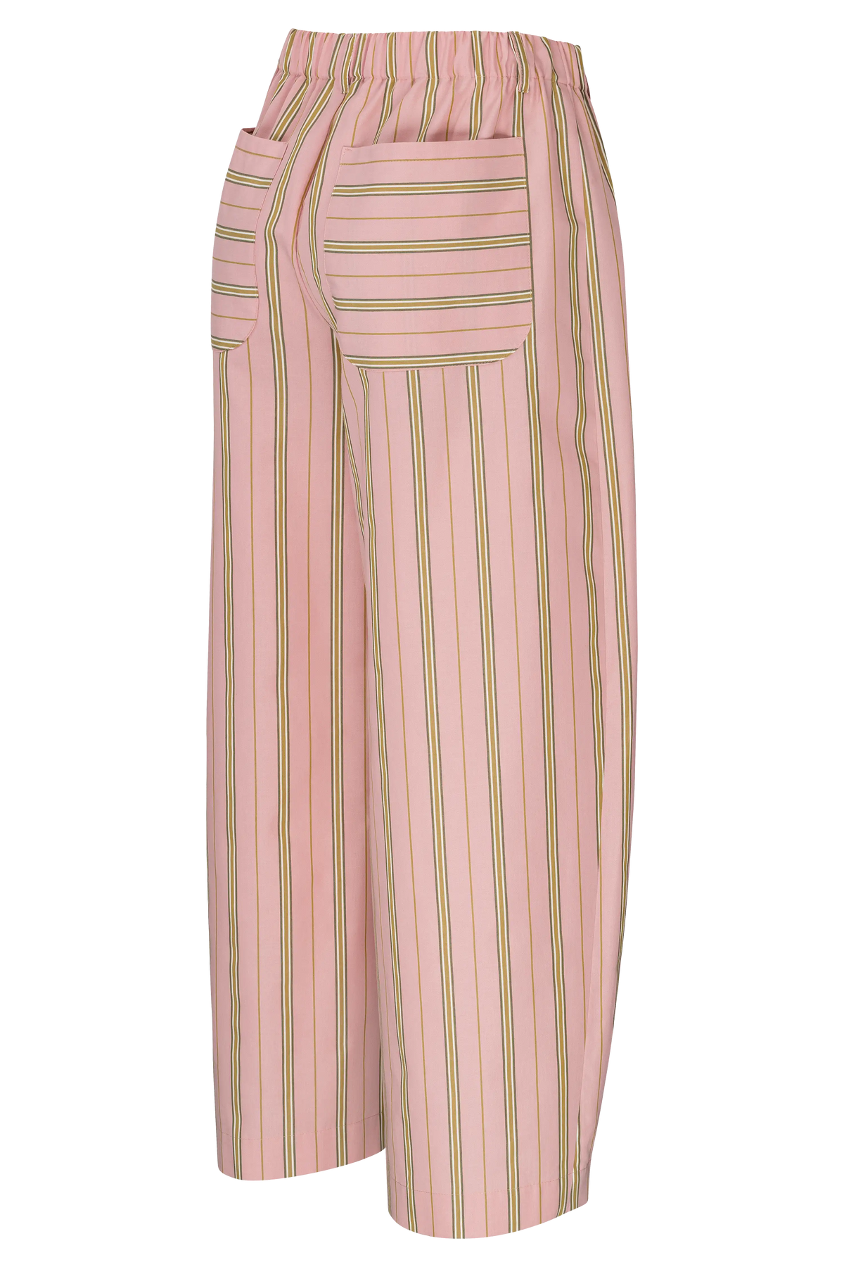 Popeline Barrelhose Gestreift