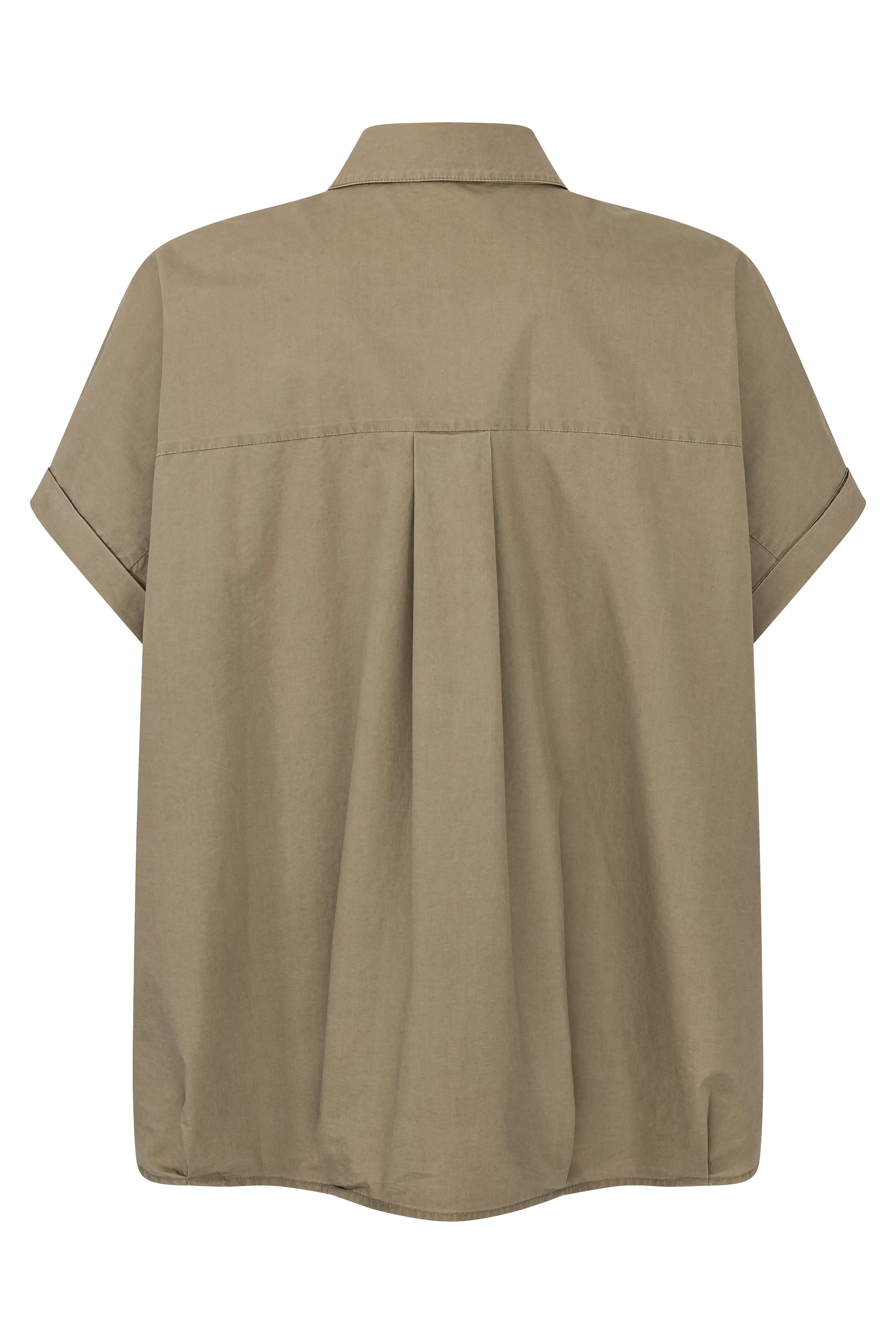 Oversized Popelinebluse