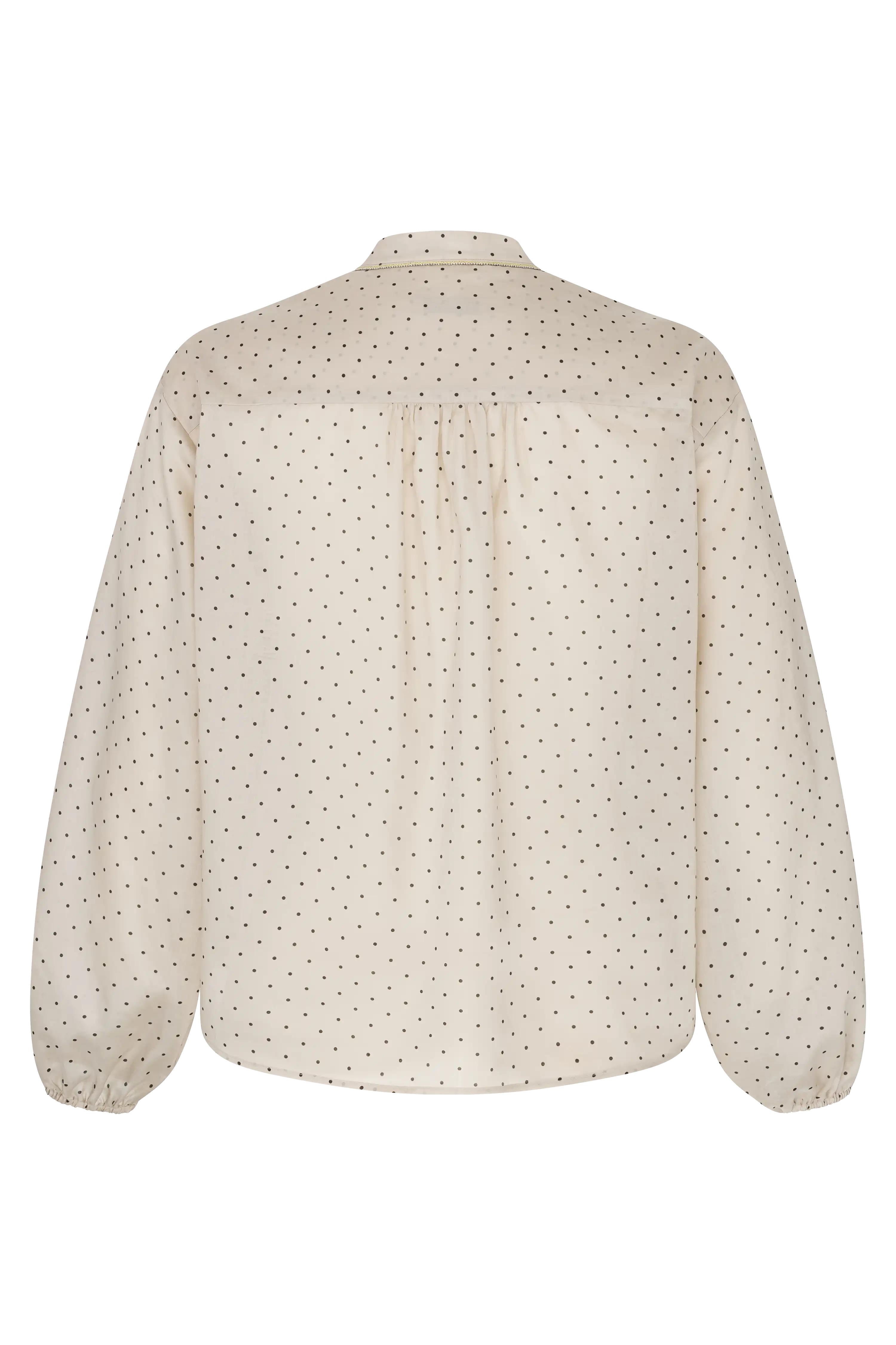 Voilebluse mit Stehkragen
