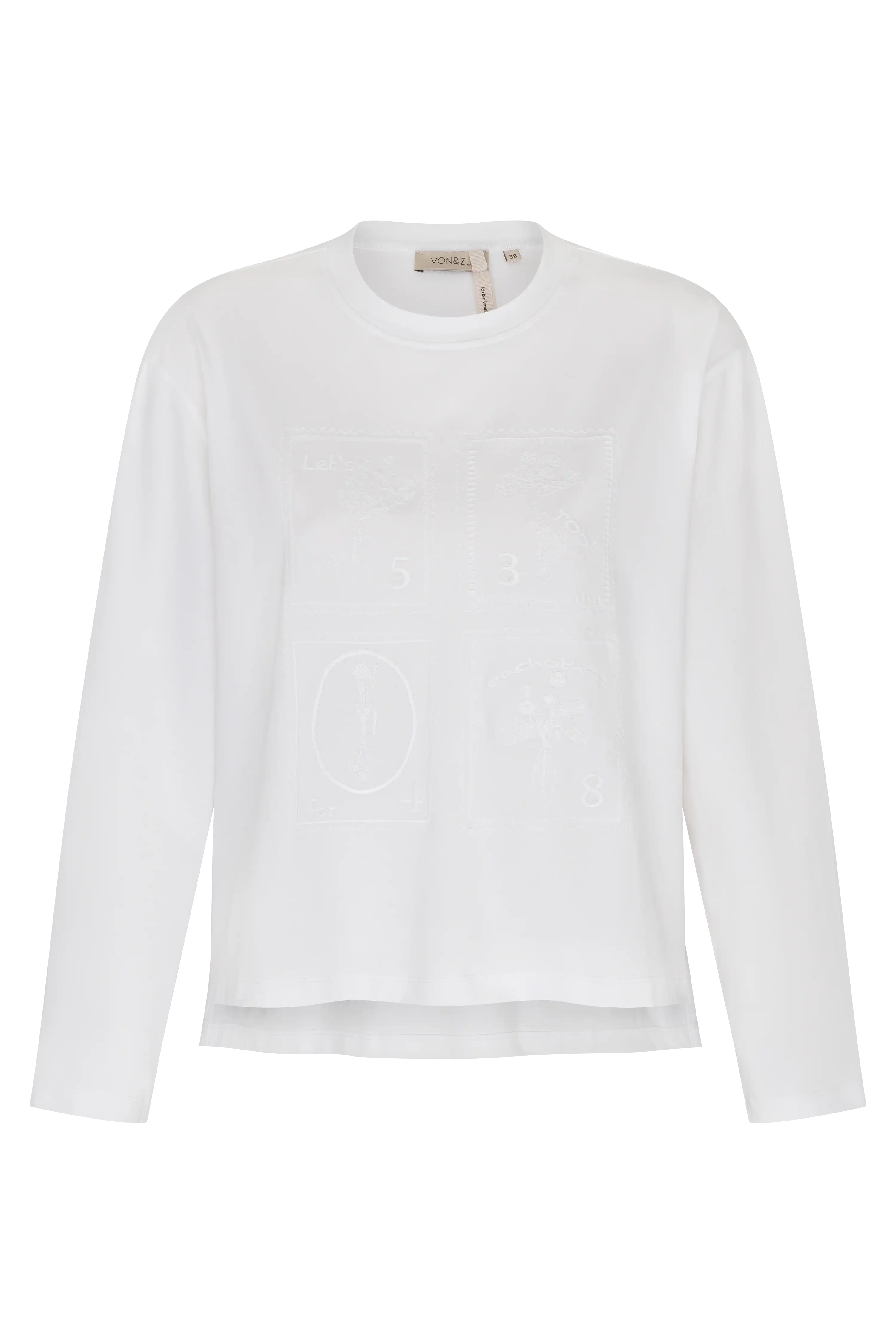 Longsleeve mit Stickerei