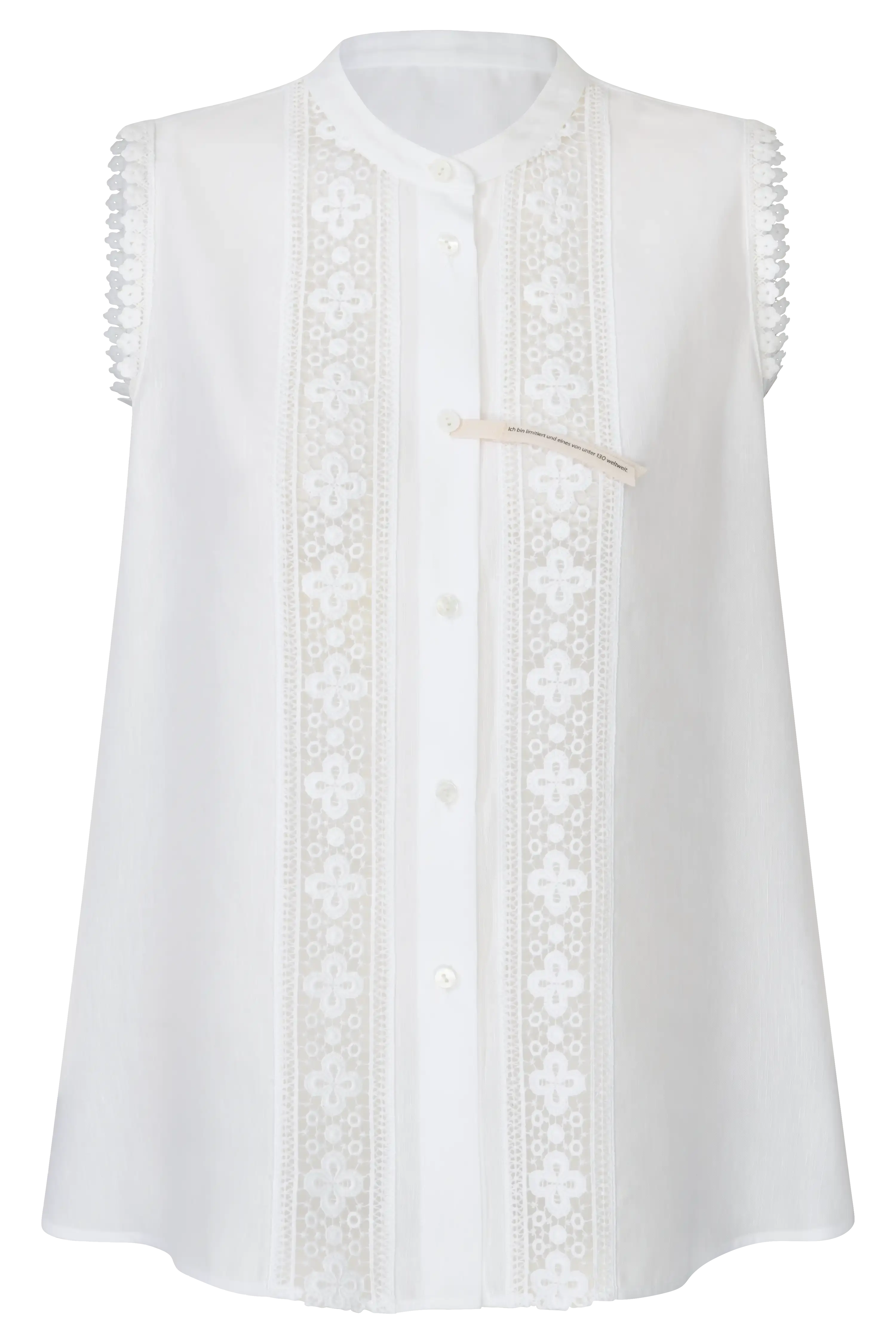 Ärmellose Leinenbluse VON&ZU