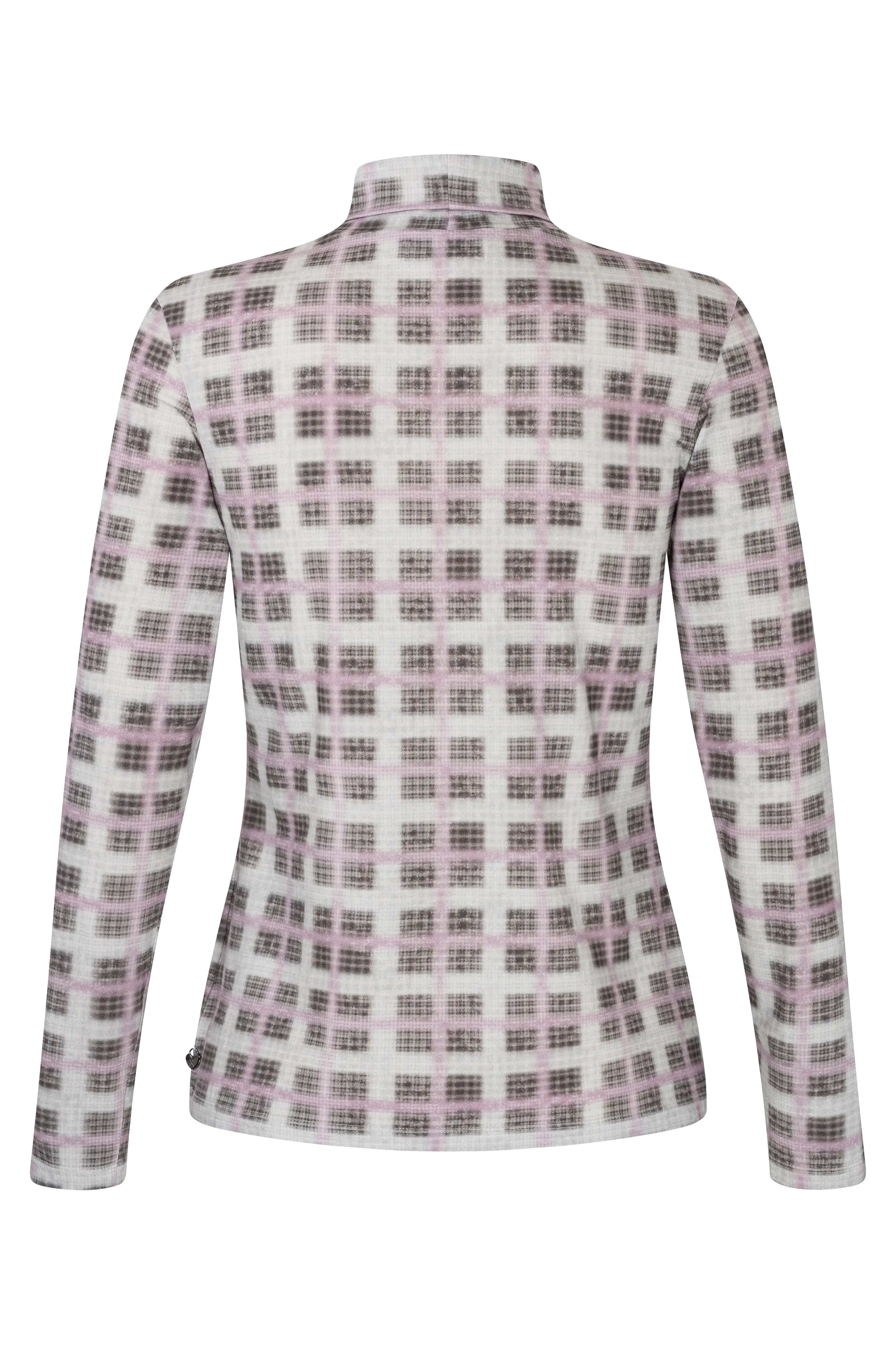 Kariertes Rollkragenshirt VON&ZU