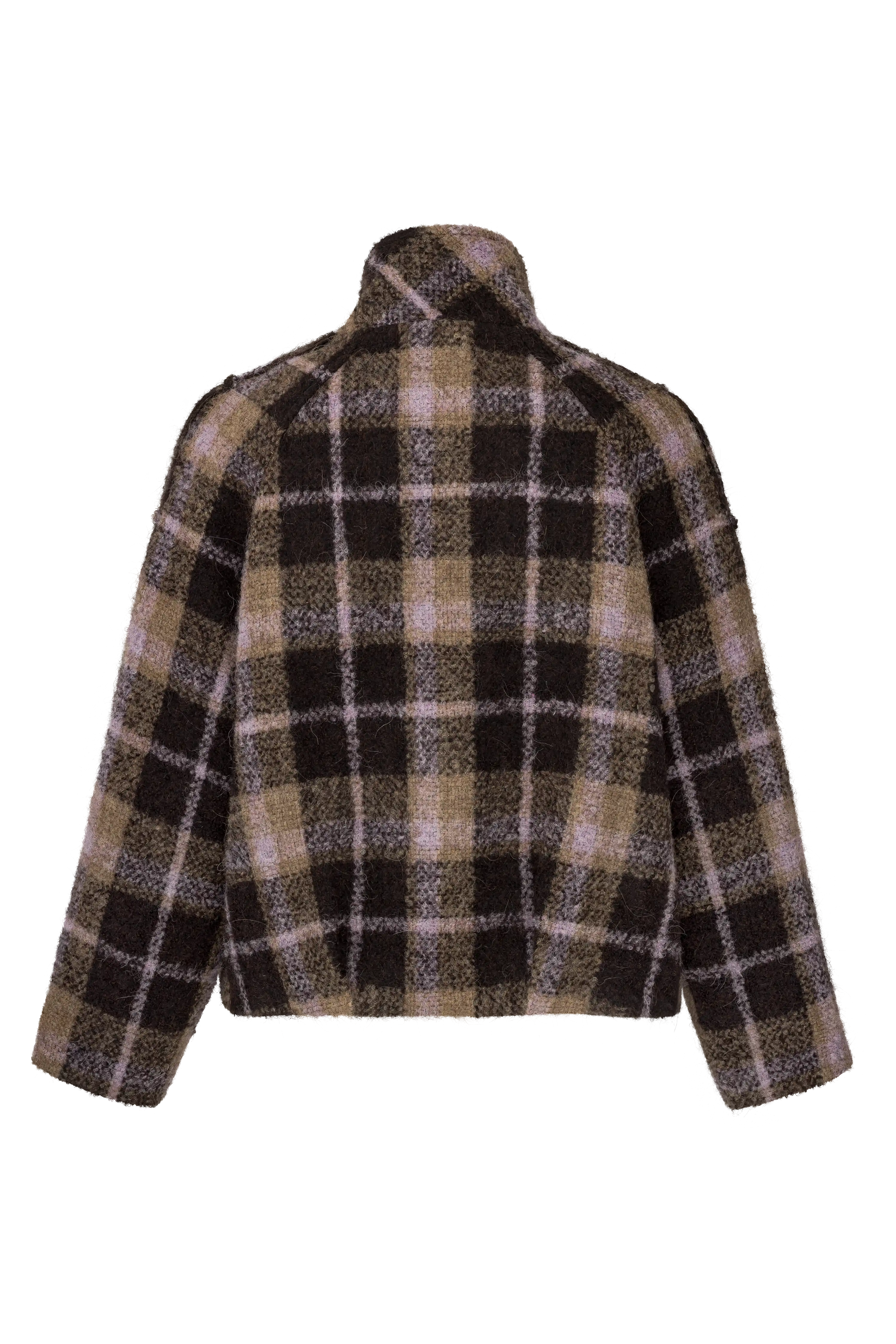 Kurzjacke Rosa kariert VON&ZU