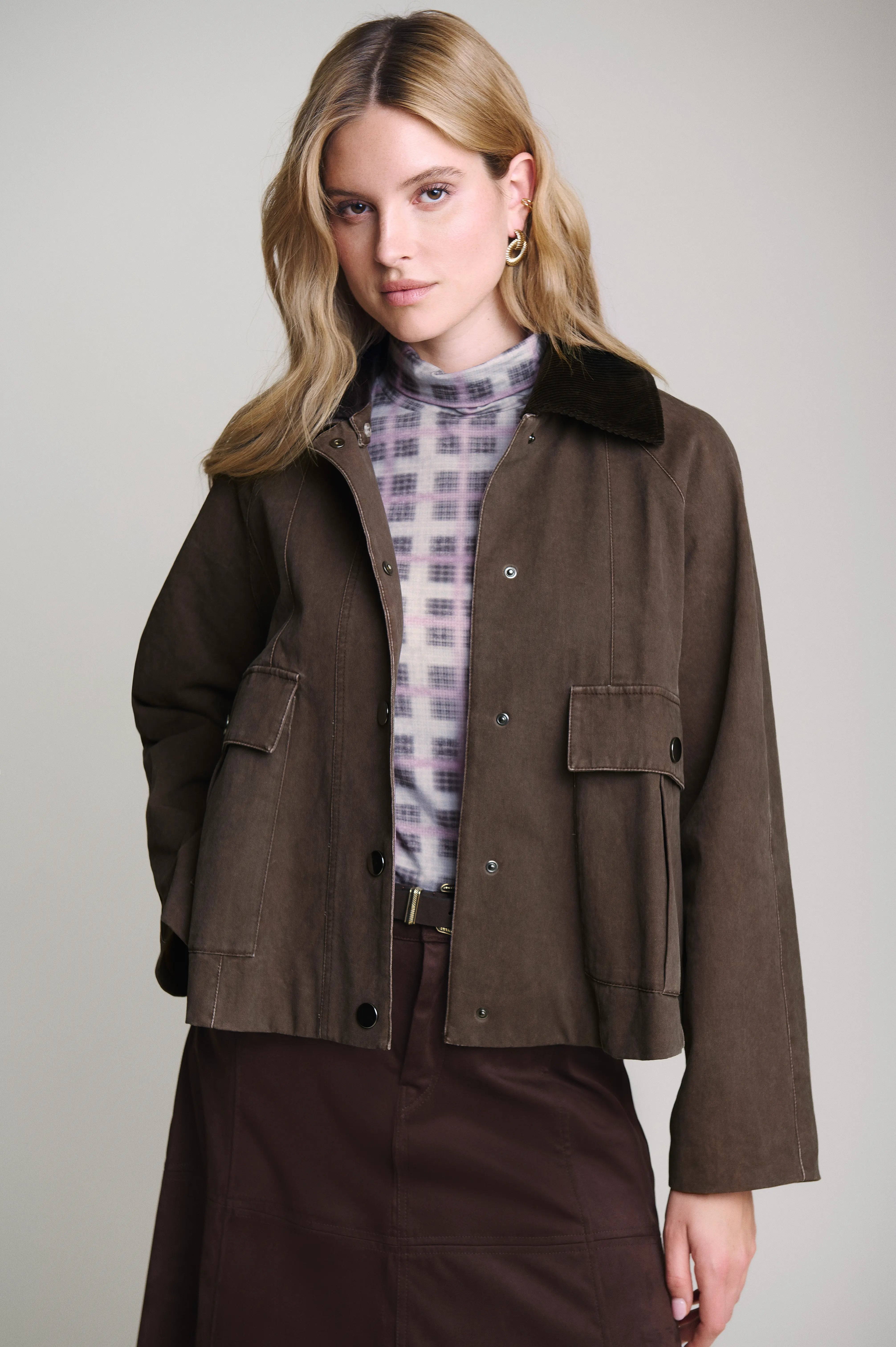 Kurzjacke in A-Linie VON&ZU