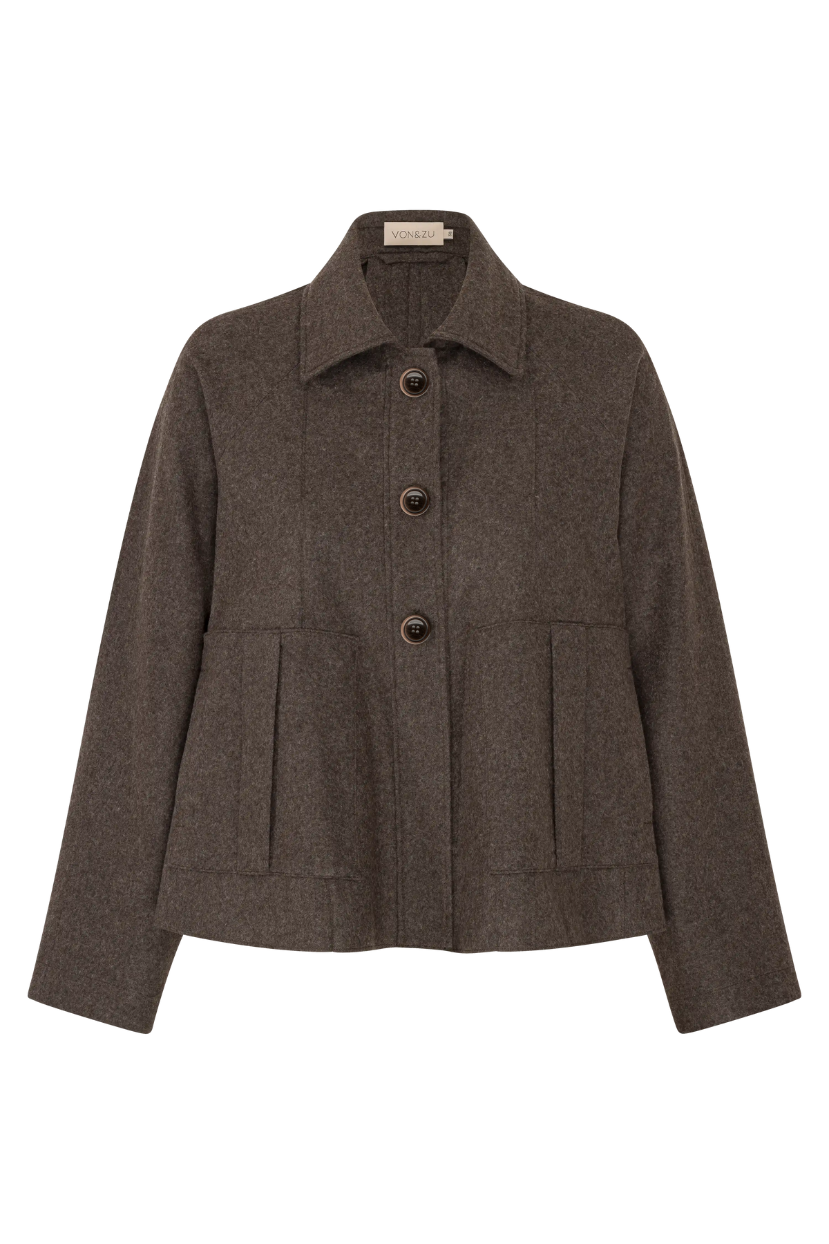 Lodenjacke in A-Linie