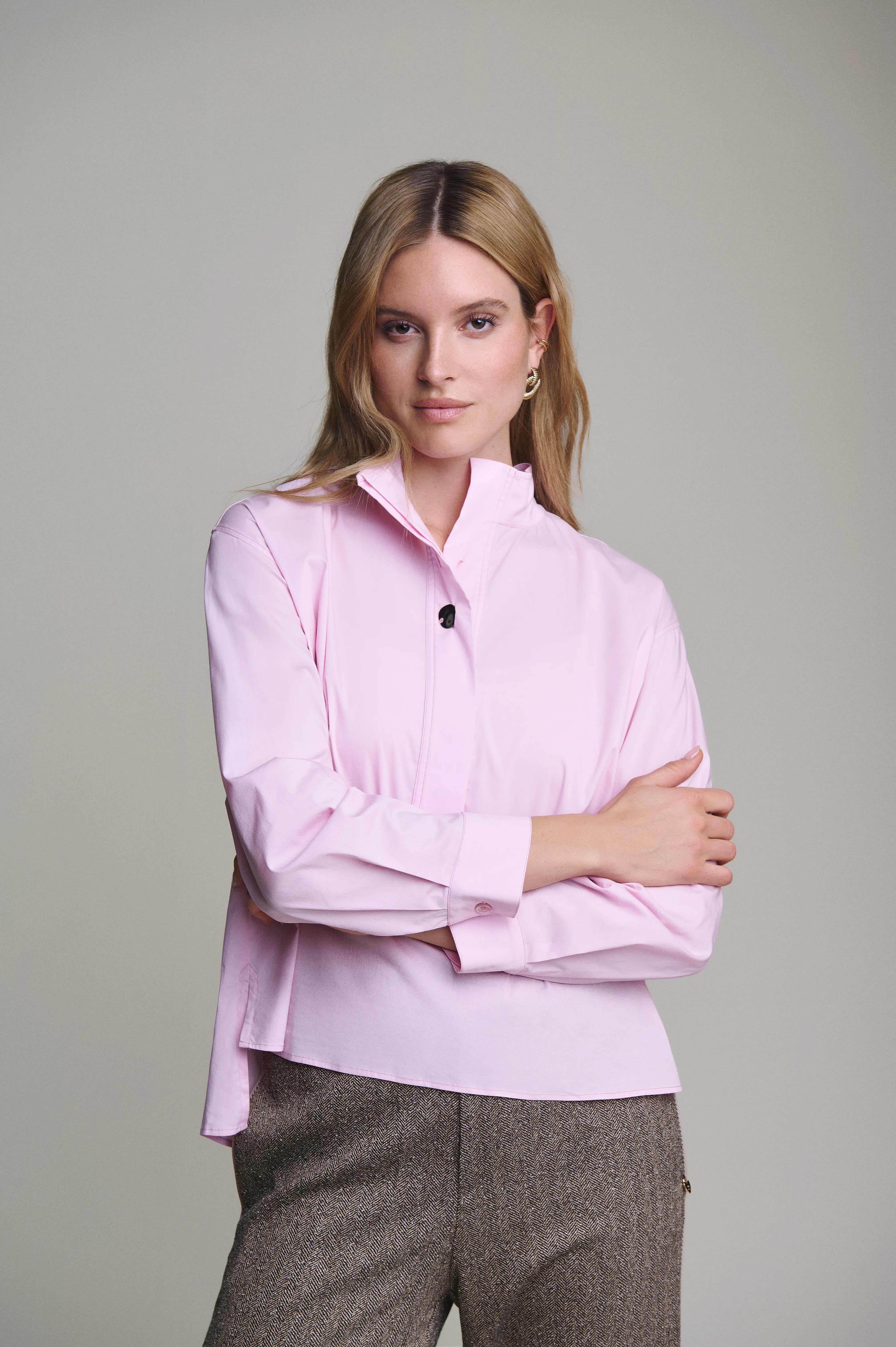 Oversized Popelinebluse VON&ZU