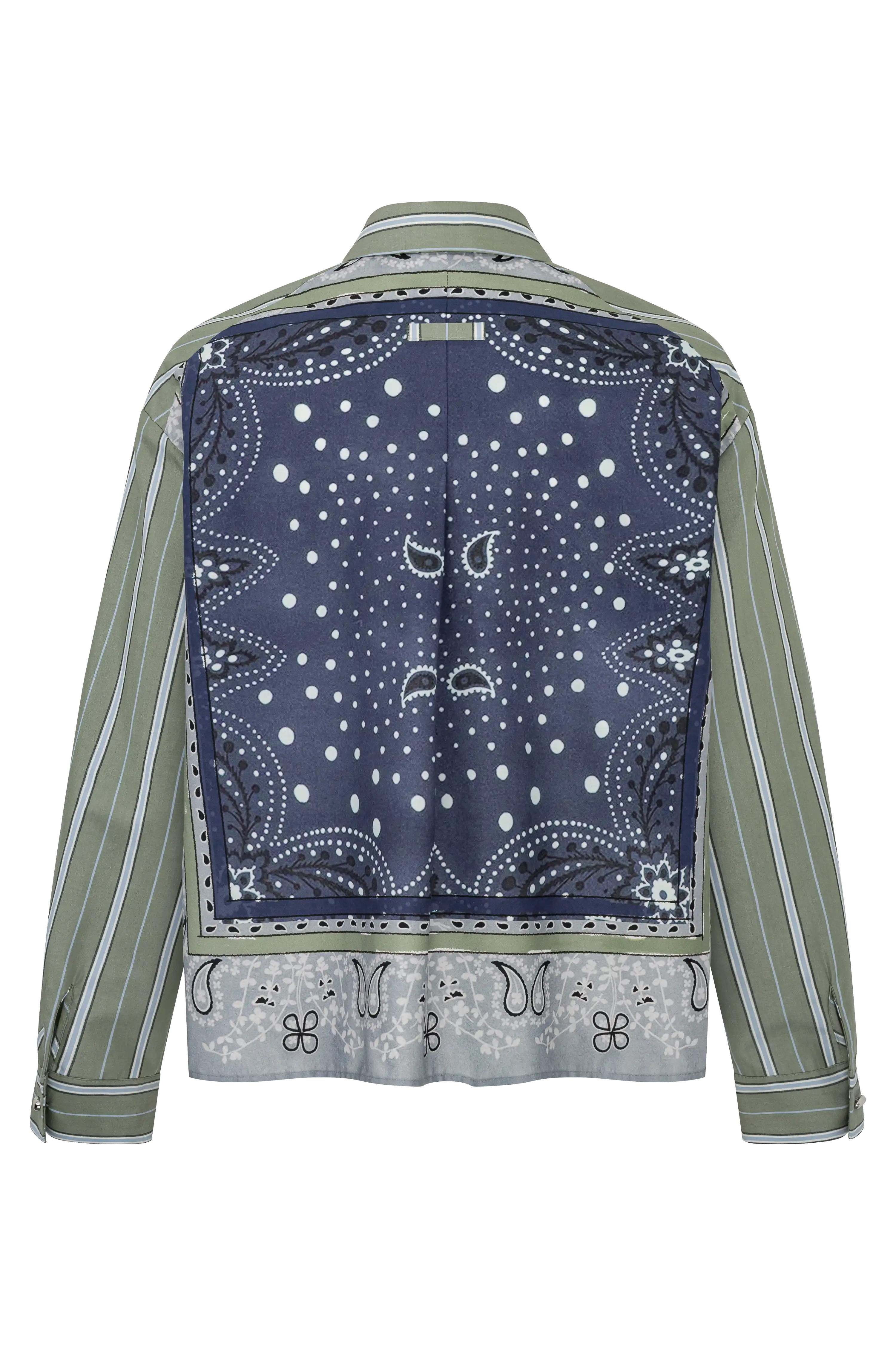 Streifen Mix-Bluse