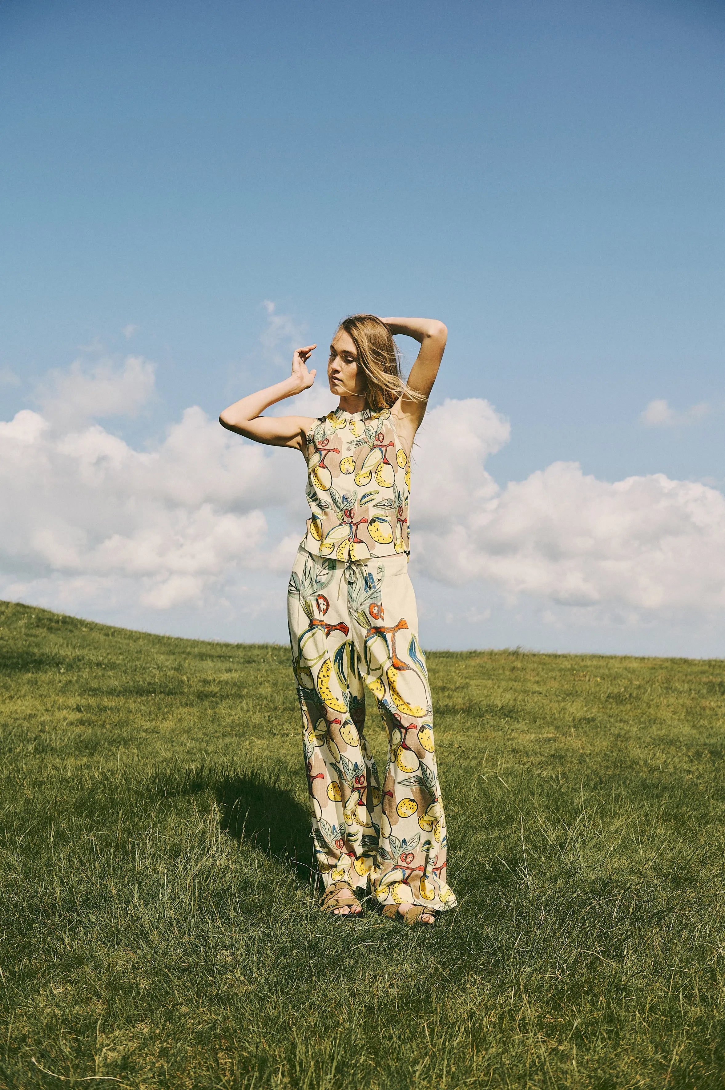 Hose mit weitem Bein VON&ZU