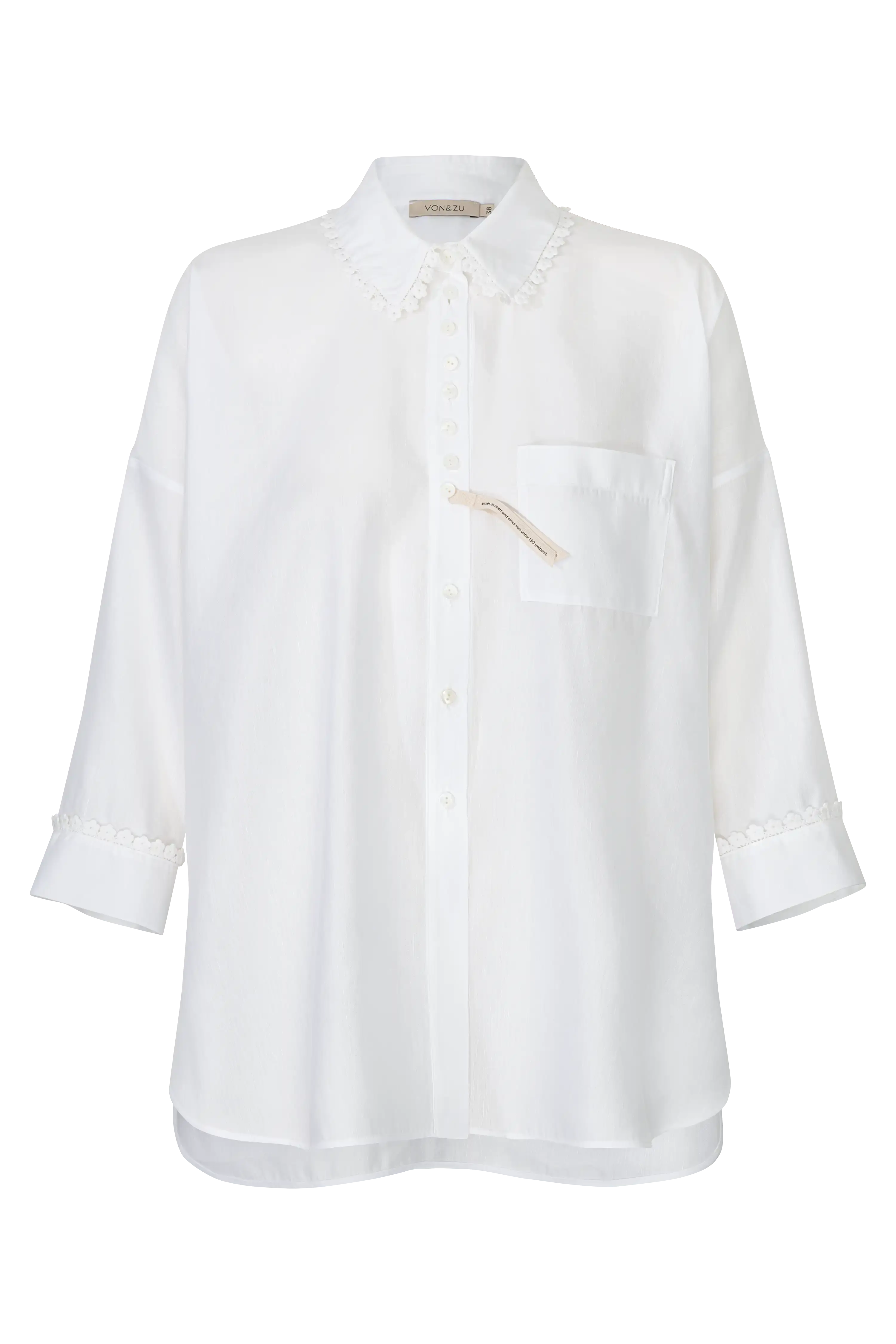 Oversizebluse aus Leinen VON&ZU