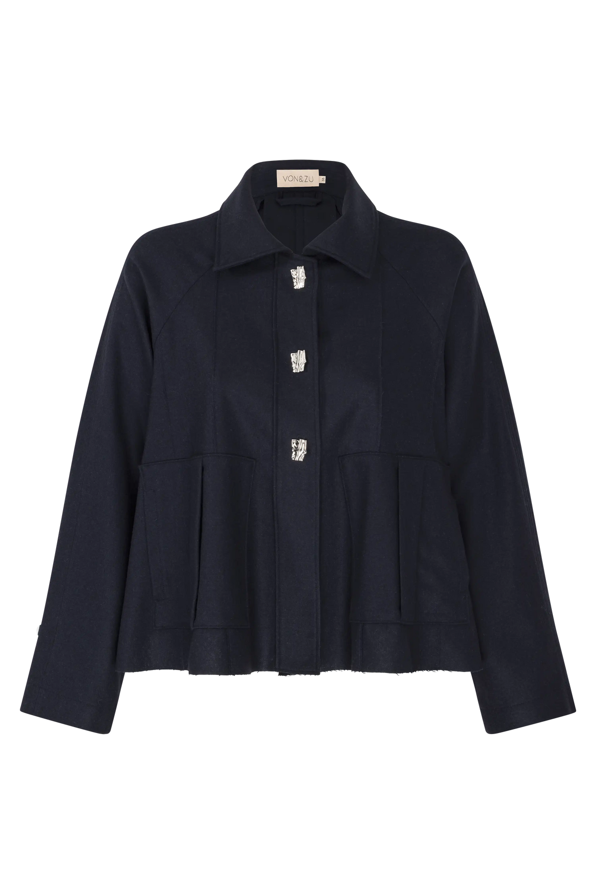 Lodenjacke in A-Linie