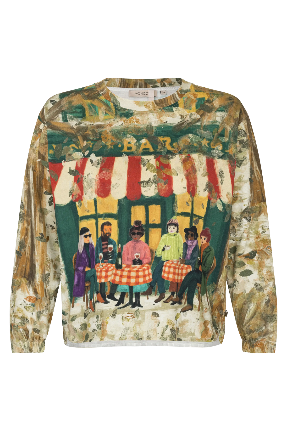 Rundhalsshirt mit Print